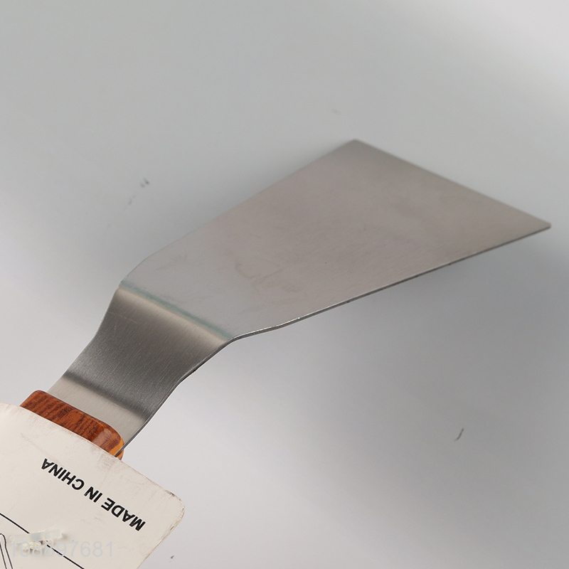 Factory price stainless steel griddle spatula turner steak spatula