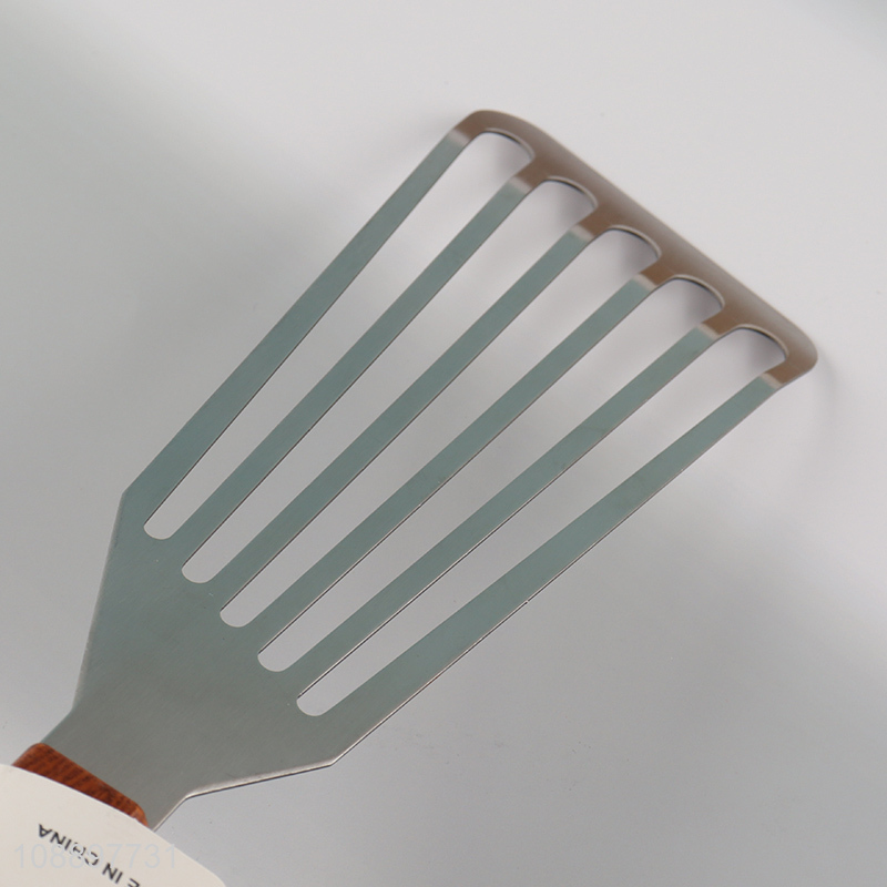 China imports heat resistant stainless steel slotted fish spatula turner