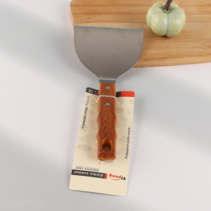High quality stainless steel griddle spatula turner teppanyaki spatula