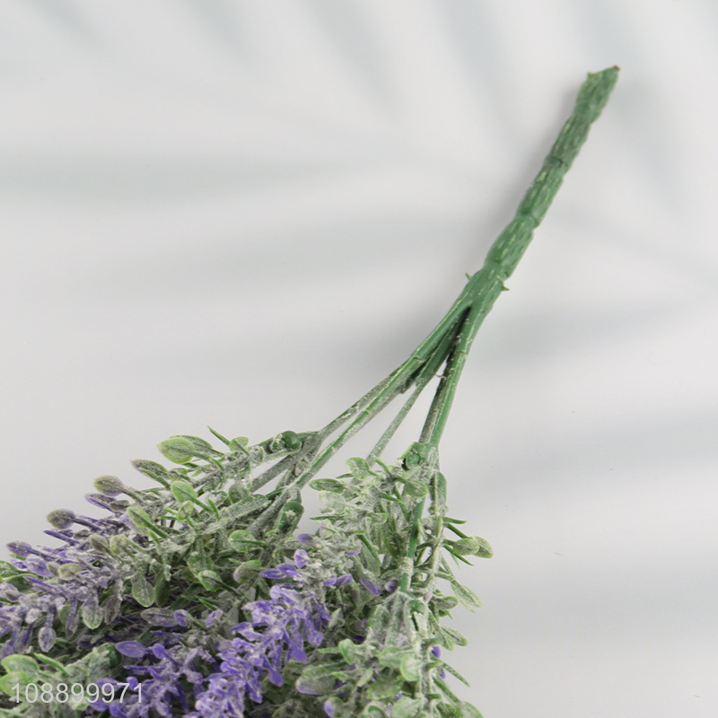 New arrival artificial lavender plant faux plastic plant for home decor