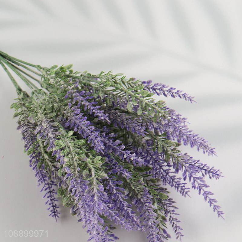 New arrival artificial lavender plant faux plastic plant for home decor