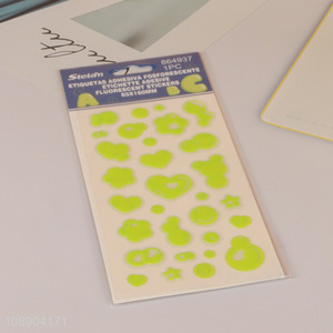 New arrival glow-in-the-dark sticker decorative sticker for sale