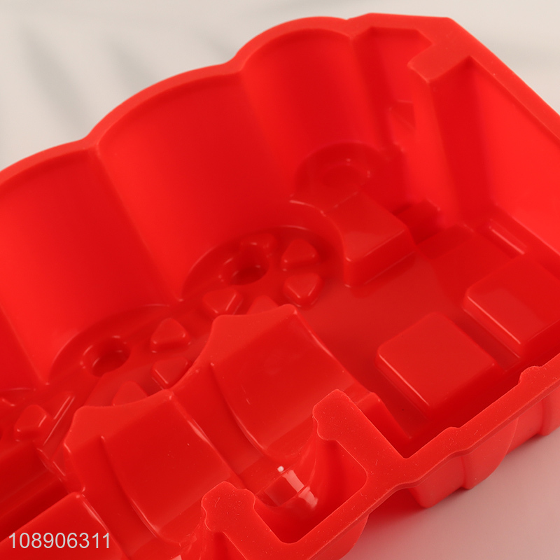 New product train shaped silicone cake molds silicone bread pan molds