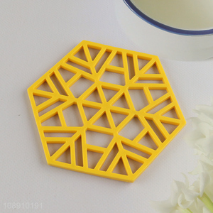 Factory price snowflake shape trivet mats pot holders cup coasters