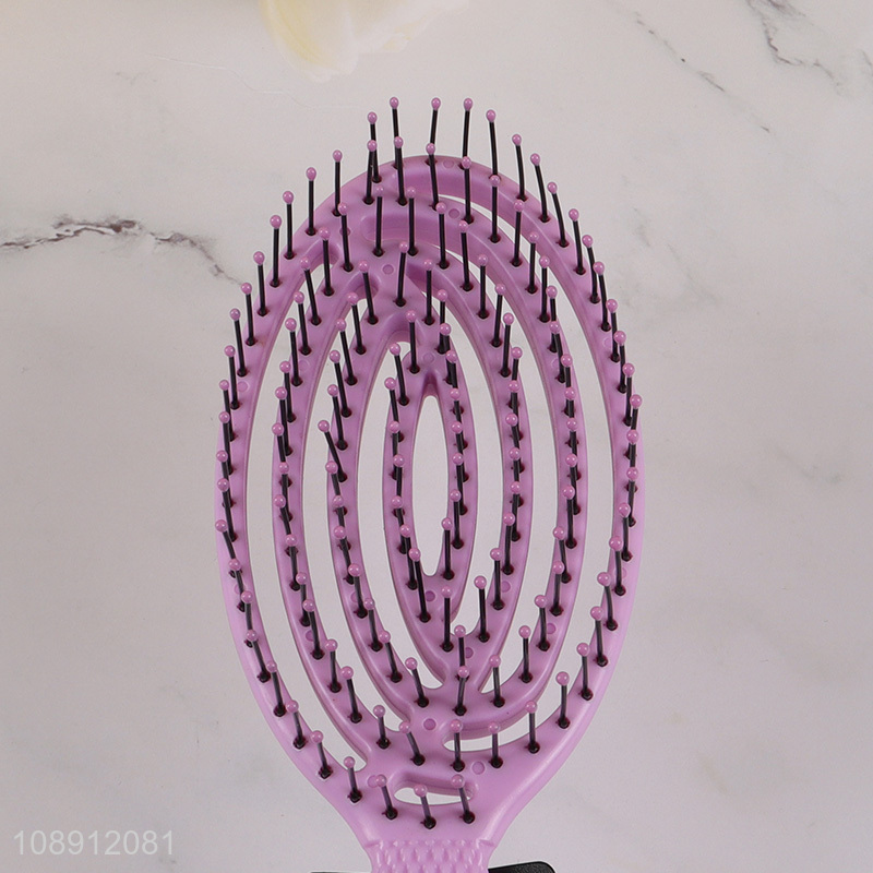 Good quality anti-static plastic hair comb hair brush for sale