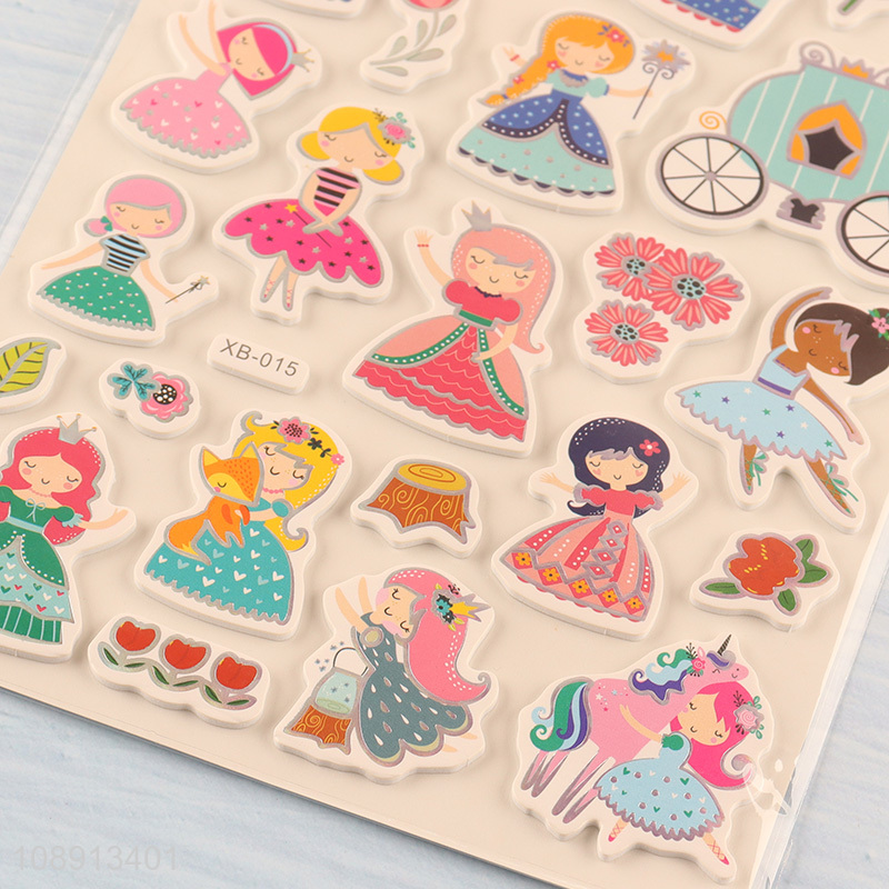 High Quality Cartoon Princess Stickers for Kids Toddlers