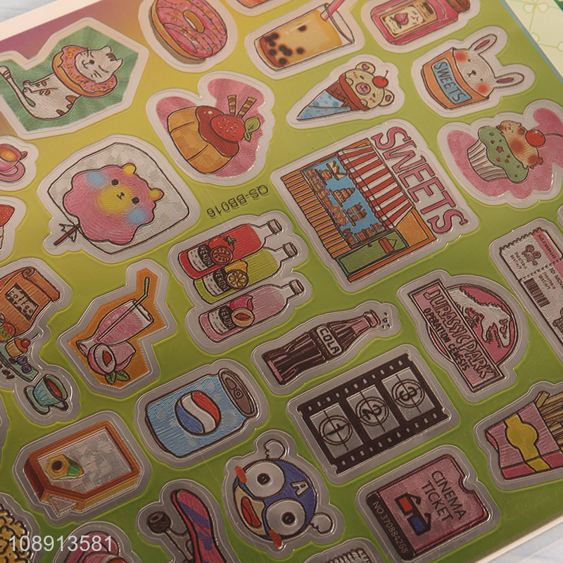 New Product Cute Cartoon PVC Stickers for Skateboard