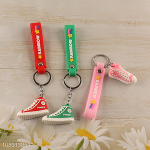 New Arrival Silicone Sneaker Keychain Bag Pendant for Kids