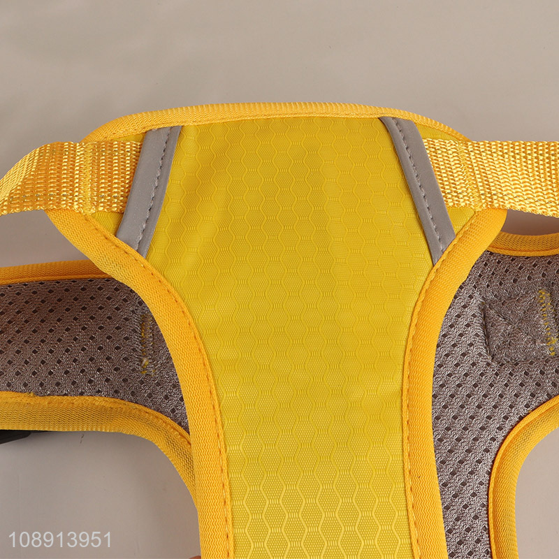 Factory price custom logo breathable reflective no pull dog harness