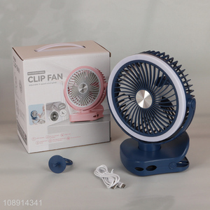 Yiwu market portable multifunctional adjustable 3-speed wind speed clip fan