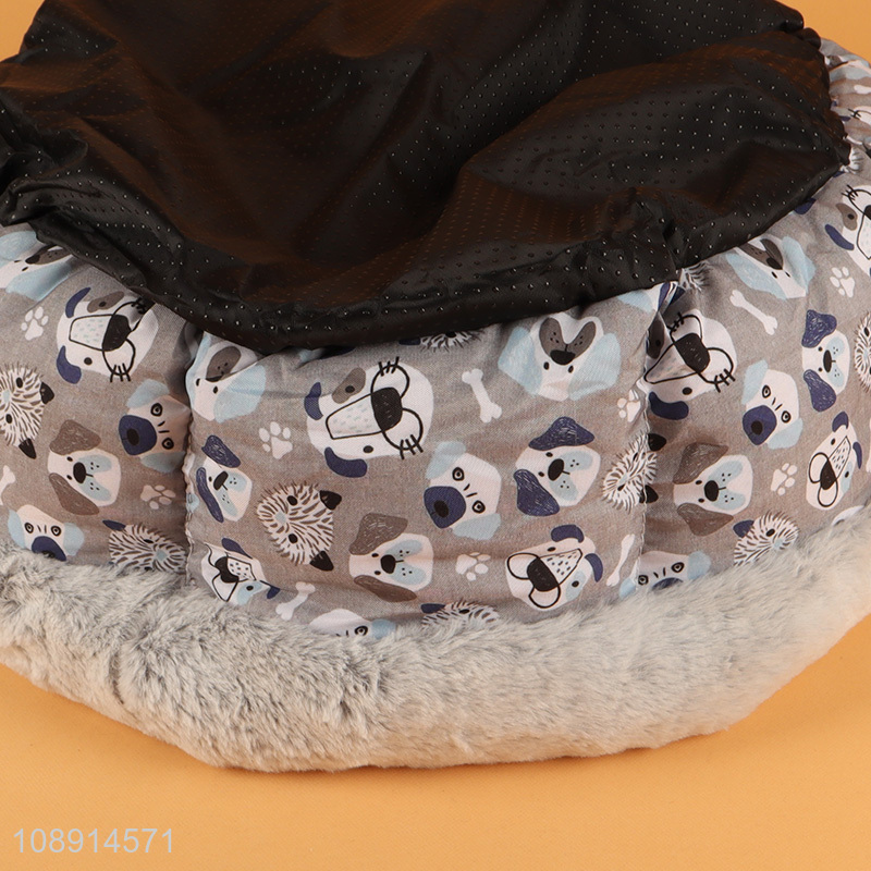 New Arrival Winter Dog Cat Bed with Removable Cushion