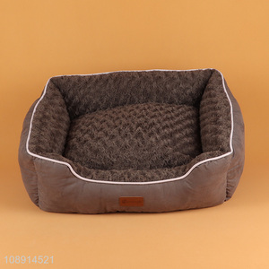 Wholesale Winter Fuzzy Washable Dog Bed for Small Dogs