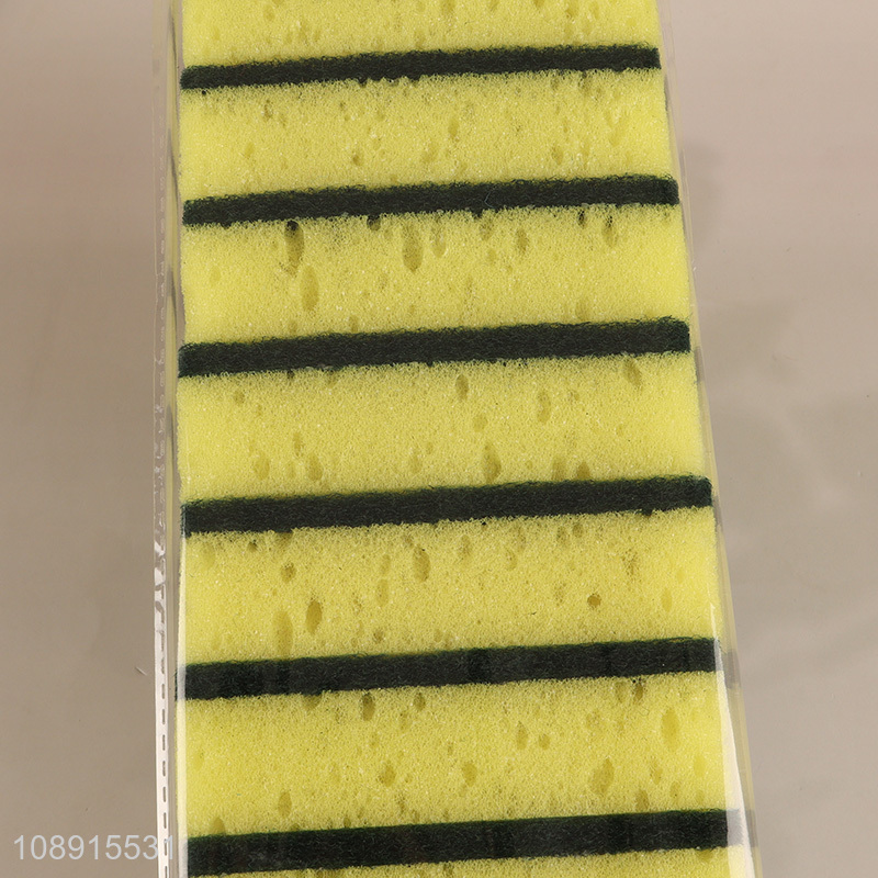 Good selling 10pcs reusable kitchen dish washing cleaning sponge