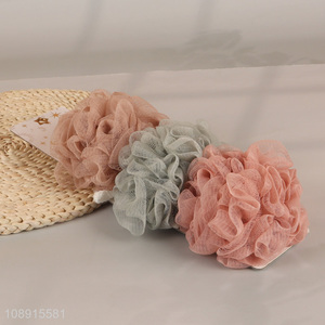 New product 3pcs bath supplies soft bath flower bath ball