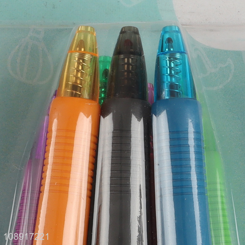 Hot selling school office stationery 7pcs ballpoint pen set