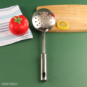 Latest products stainless steel kitchen utensils slotted ladle