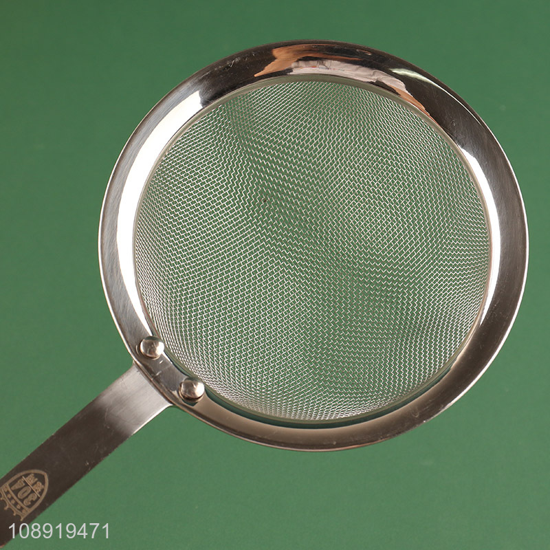 High quality stainless steel fine mesh strainer kitchen strainer for sale