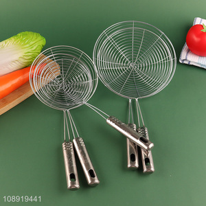 Best sale stainless steel kitchen fine mesh strainer wholesale