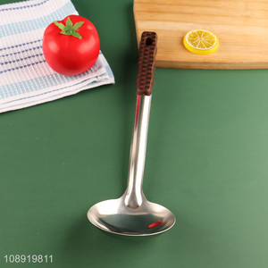 Latest products long handle kitchen utensils soup ladle for sale