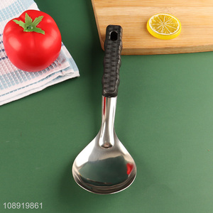 Factory price kitchen home stainless steel rice paddle rice spoon