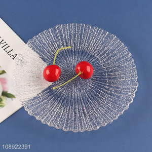 Online wholesale glass tabletop decoration fruit <em>plate</em> dinner <em>plate</em>