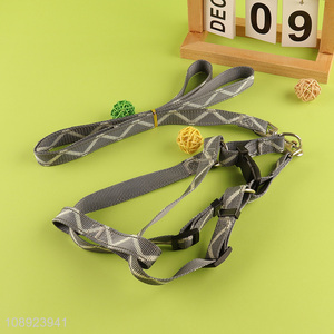 High quality durable adjustable <em>dog</em> harness and <em>leash</em> set for sale