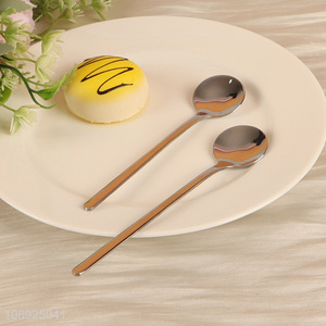 New Product 2PCS Stainless Steel Table Spoons Silverware Spoons