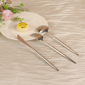 Good Price 3PCS Stainless Steel Table Knife Spoon Fork Set