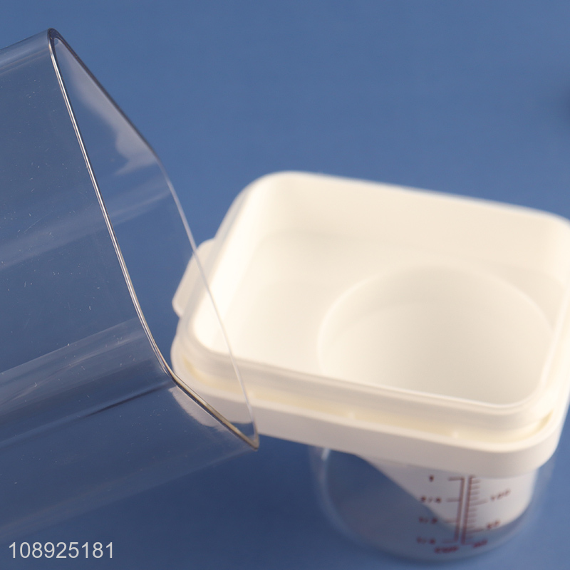 Top selling sealed food container storage jar with scooping cup