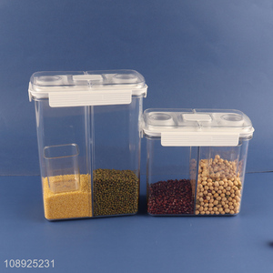 China supplier kitchen sealed dry food cereal storage container storage jar