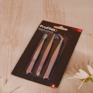 New Product 3PCS Anti-Static Precision Tweezers for Electronics Soldering