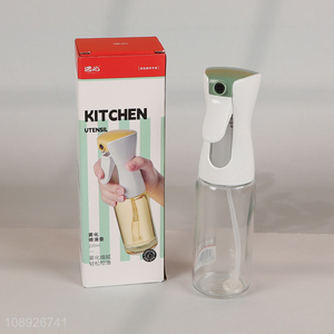 Good quality 220ml press type oil bottle sprayer bottle for kitchen