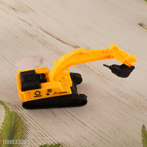 Hot sale plastic children pull-back excavator toy