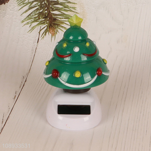 Popular Product Christmas Tree Solar Powered Dancing Toys Car Ornaments