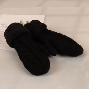 New arrival winter knit gloves comfortable warm gloves for men