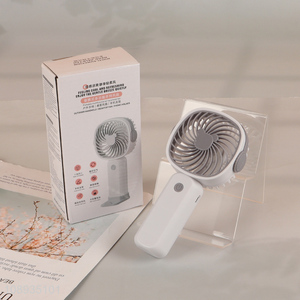 Wholesale Mini USB Rechargeable Handheld Fan with Phone Stand for Outdoor