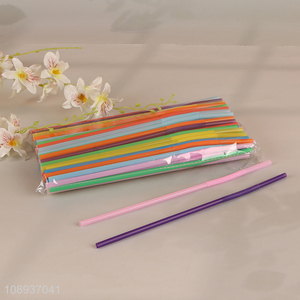 New Product Disposable Bendable Drinking Straws Flexible Plastic Straws