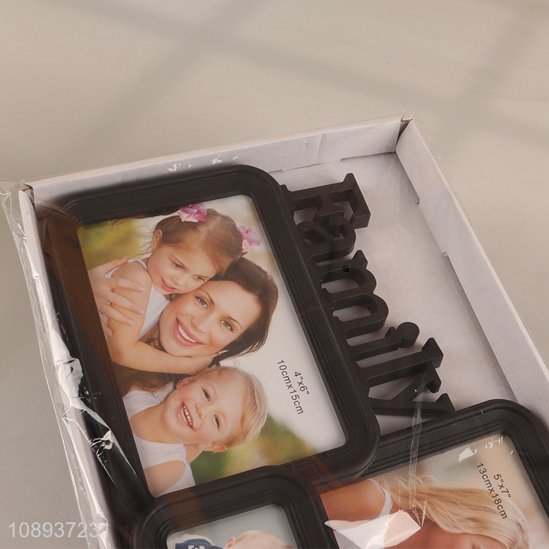 Wholsale 2.5X*2.5 4X6 5X7 inch Family Photo Frames Standing Picture Frames