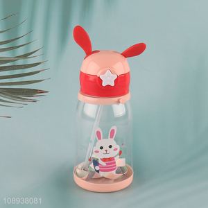 Top selling cartoon printed plastic water bottle drinking bottle