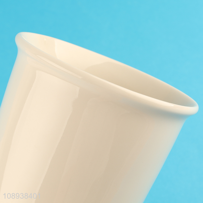 Top selling white home ceramic water cup coffee cup wholesale