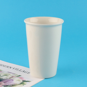 Top selling white home ceramic water cup coffee cup wholesale