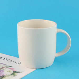 Latest products white ceramic water cup drinking cup for sale