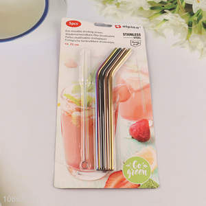 Best quality reusable stainless steel juice drinking straw