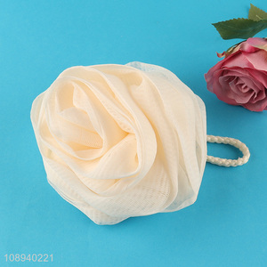 Top products skin-friendly bath ball bath flower for sale