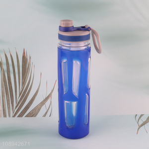 Hot Selling 700ml Plastic Sports Water Bottle with Handle & Tea Strainer