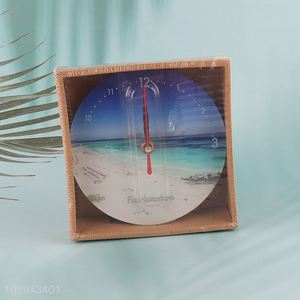 Most popular round tabletop clock decorative clock for sale