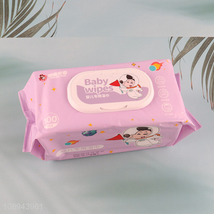 China Imports 100PCS Baby Hand and Face Wipes Water Based Cleaning Wipes