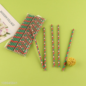 Factory Price Christmas Paper Drinking Straws Party Straws