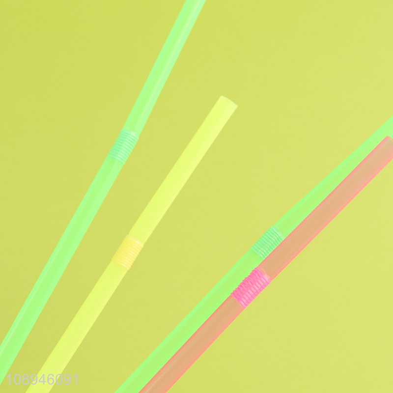 High Quality Colorful Plastic Drinking Straws for Juice Milk