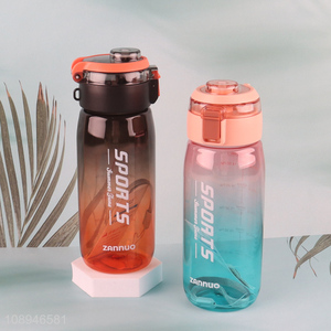 Wholesale 600ML Leak Proof Plastic Sports Water bottle for Gym Fitness